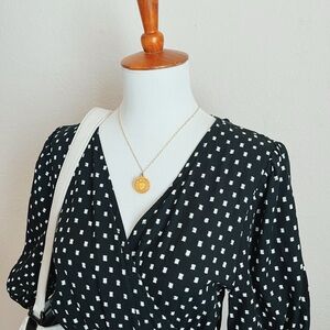 Black and White Polka Dot Dress